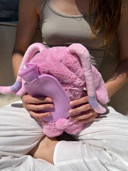 Plush with hot water bag