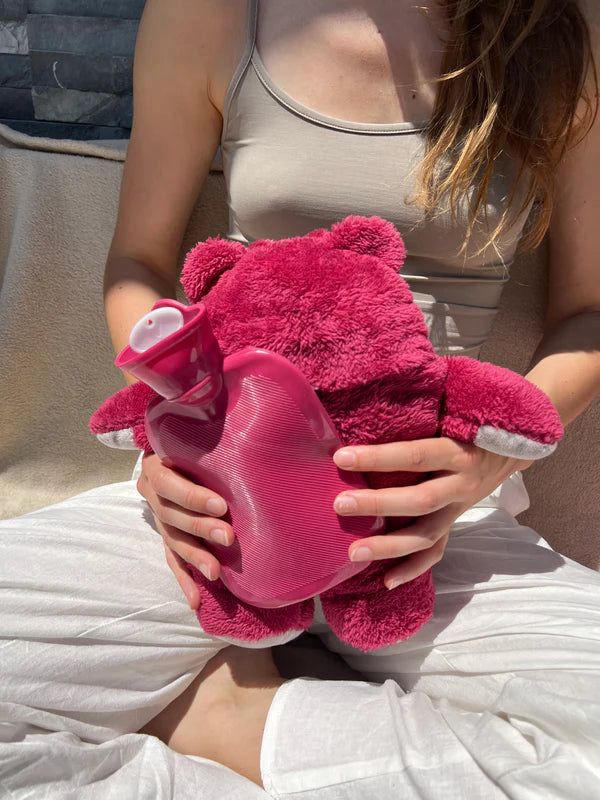 Plush with hot water bag
