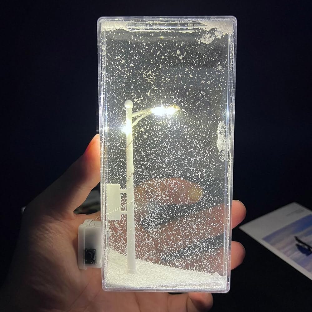 Karlı Noel Lambası❄️